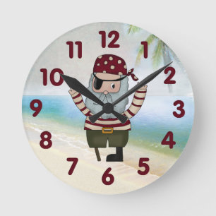 Pirate Wall Clock