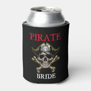 Pirate Wedding Adventure Can Cooler
