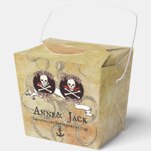 Pirate Wedding  Favor Box