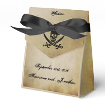 Pirate Wedding Favour Tent Box