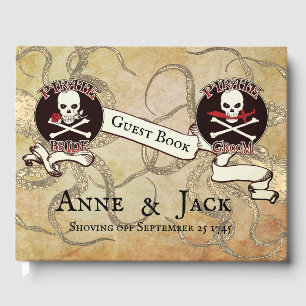 Pirate Wedding Guest Book