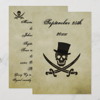 Pirate Wedding Invtation Invitation