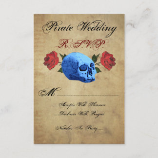 Pirate Wedding R.S.V.P. RSVP Card