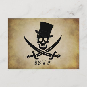 Pirate Wedding RSVP Response Card