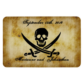 Pirate Wedding Save the Date Souvenir Magnet