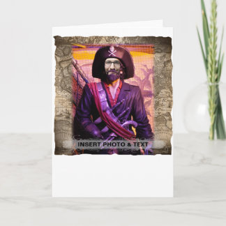 Pirate Wish Card - Personalize Photo & Text