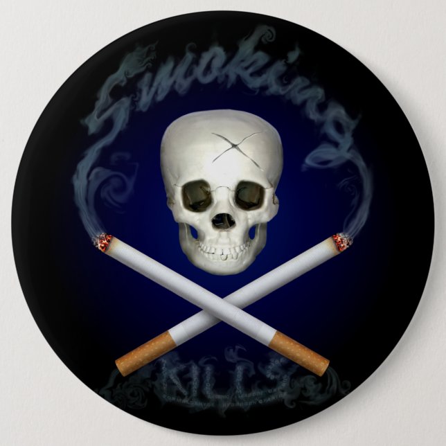 Pirate With A Cause 6 Inch Round Button (Front)