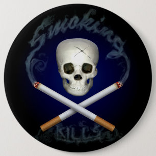 Pirate With A Cause 6 Inch Round Button