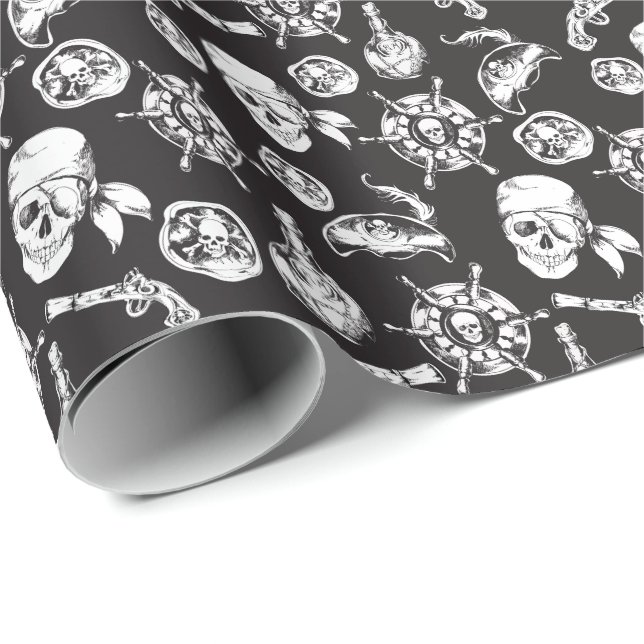 Pirate Wrapping Paper (Roll Corner)