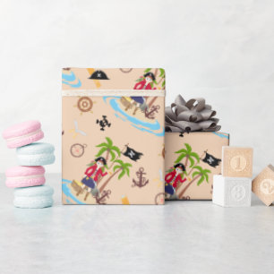 pirate wrapping paper