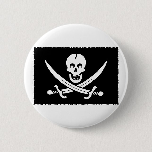 PirateLife,Button 2 Inch Round Button (Front)