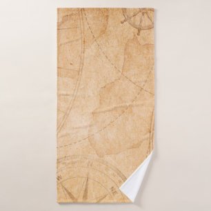 pirates âgés carte au trésor arrière-plan, trésor,