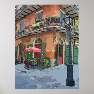 Pirates Alley Cafe, New Orleans Poster