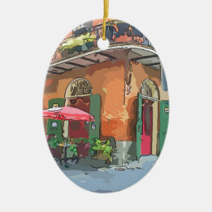Pirates Alley New Orleans Ceramic Ornament