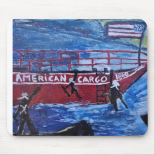 PIRATES AMERICAN CARGO MOUSE PAD