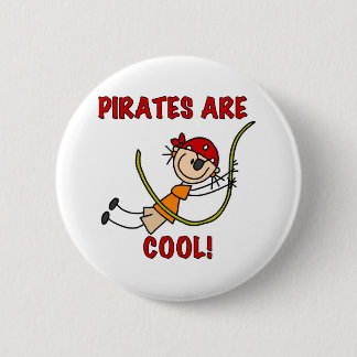 Pirates Are Cool 2 Inch Round Button
