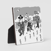 Pirates are Gardening Using a Wooden Leg. Funny