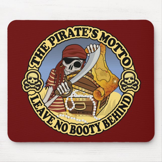 Pirate's Booty Mouse Pad (Front)