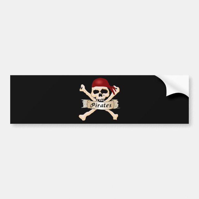Pirates Bumper Sticker (Front)