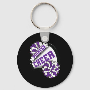 Pirates Cheer Ck To School Cheerleading Spirit P  Keychain