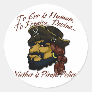 Pirates! Classic Round Sticker