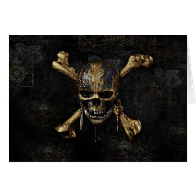 Pirates du crâne et des os croisés des Caraïbes (Devant horizontal)