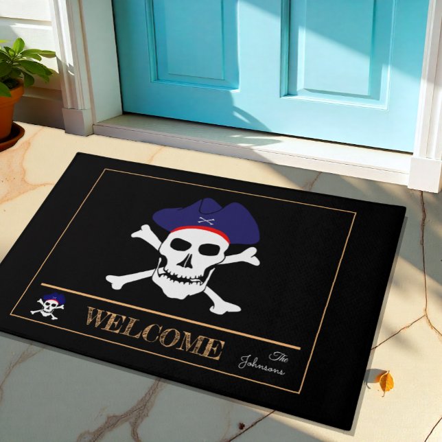 Pirates Flag & Captain Jack, house mats /Welcome (Creator Uploaded)