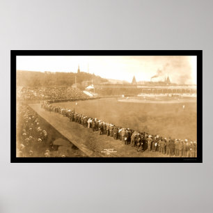 Pirates Giants Baseball Photo 1904 Poster