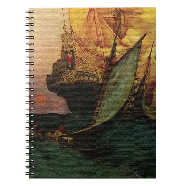 Pirates Journal Notebook Diary Sketch Book (Front)