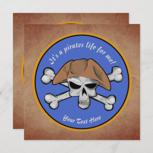 Pirates Life for Me Invitation