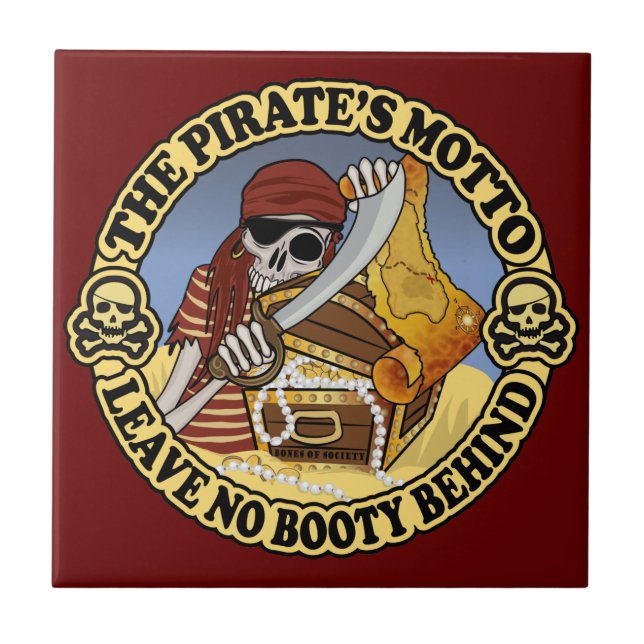 Pirate's Motto Tile (Front)