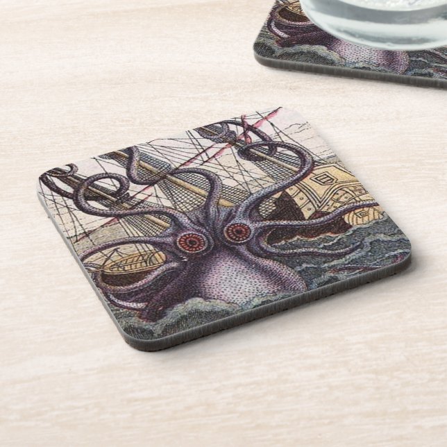 Pirate's Nightmare Cork Coaster (Left Side)