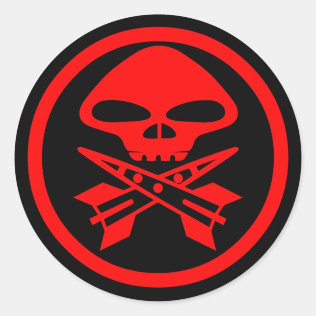 Pirates of Antares Classic Round Sticker (Front)