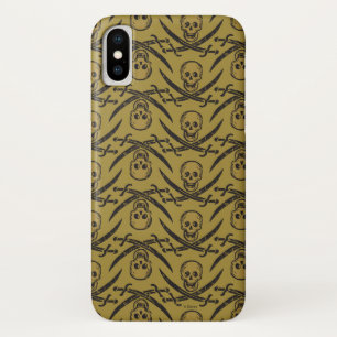 Pirates of the Caribbean 5   Beware - Pattern iPhone X Case