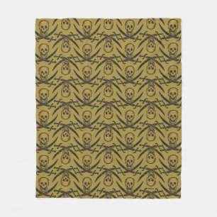Pirates of the Caribbean 5   Beware - Pattern Fleece Blanket