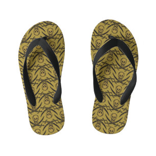 Pirates of the Caribbean 5   Beware - Pattern Kid's Flip Flops