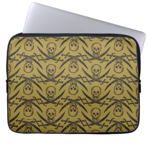 Pirates of the Caribbean 5   Beware - Pattern Laptop Sleeve