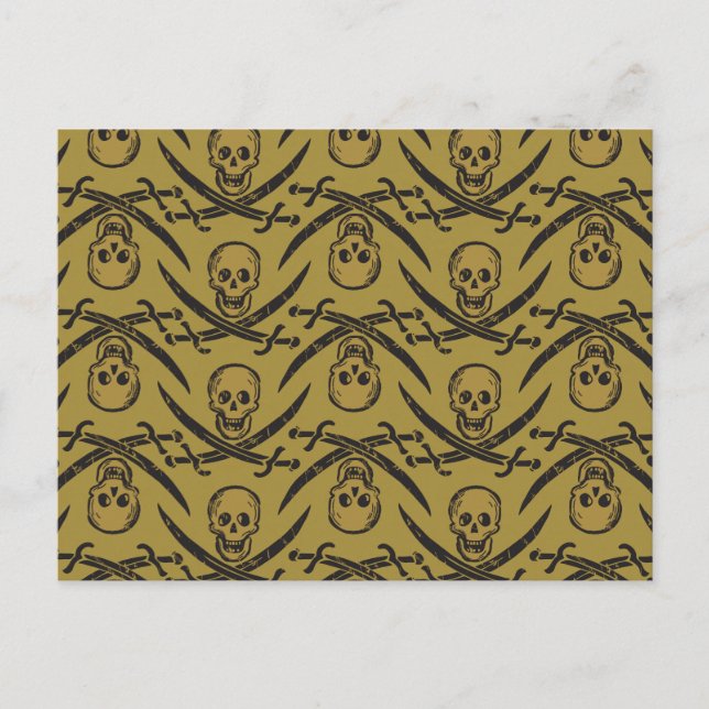 Pirates of the Caribbean 5 | Beware - Pattern Postcard (Front)