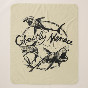 Pirates of the Caribbean 5   Ghostly Menace Sherpa Blanket