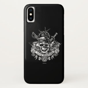 Pirates of the Caribbean 5   Jack Sparrow Skull iPhone X Case