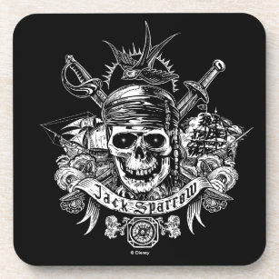 Pirates of the Caribbean 5   Jack Sparrow Skull Coaster