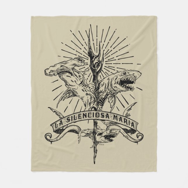 Pirates of the Caribbean 5 | La Silenciosa Maria Fleece Blanket (Front)