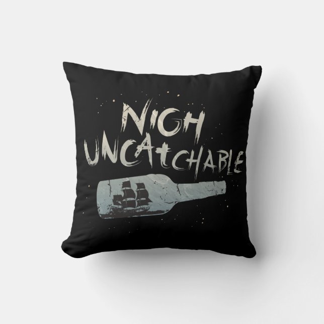 Pirates of the Caribbean 5 | Nigh Uncatchable Throw Pillow (Front)