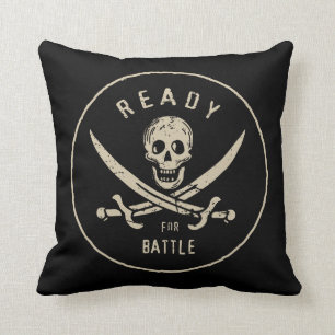 Pirates of the Caribbean 5 Ready For Battle Throw Pillow