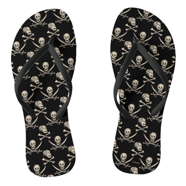 Pirates of the Caribbean 5 | Rogue - Pattern Flip Flops (Footbed)