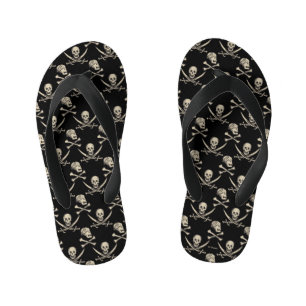 Pirates of the Caribbean 5   Rogue - Pattern Kid's Flip Flops