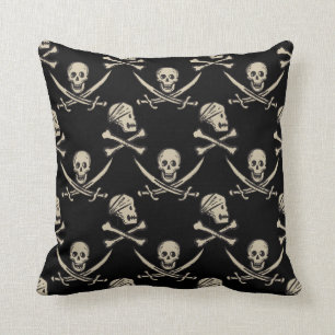 Pirates of the Caribbean 5 Rogue - Pattern Throw Pillow