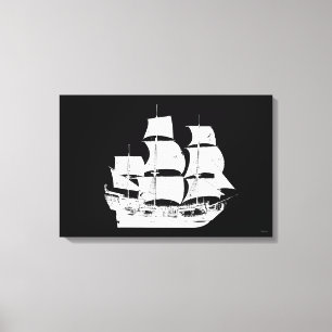 Pirates of the Caribbean 5   The Sea Rules All Canvas Print
