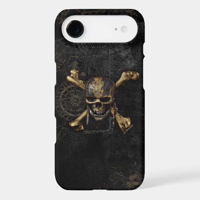 Pirates of the Caribbean Skull & Cross Bones Case-Mate iPhone Case (Back)