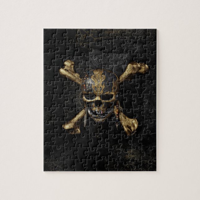 Pirates of the Caribbean Skull & Cross Bones Jigsaw Puzzle (Vertical)